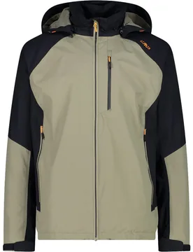 Man jacket zip hood chaqueta impermeable hombre Verde (58) - CMP - FashionsVida
