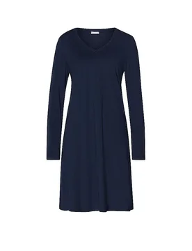 Nachthemd - Sleepshirt dunkelblau L damen - HANRO - FashionsVida