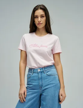 Camiseta con branding de mujer - Salsa Jeans - FashionsVida