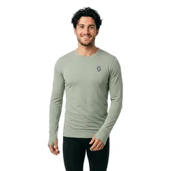 Maglietta A Maniche Lunghe Endurance Warm Spray Grey M