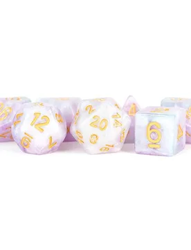 Fanroll - Resin Polyhedral Dice Set: Lavender (16mm) - FanRoll Dice - FashionsVida