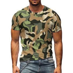 Fashionable Loose New 3D Iridescent Men's 3D Printed Short-Sleeve T-Shirt - Couple Matching Printed Top