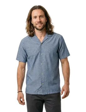 Chemise à Manches Courtes Summer Resort Faded Denim XL - Jack & jones - FashionsVida