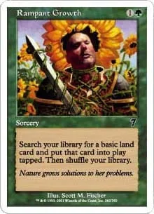 Rampant Growth (foil) 7th Edition - Magic: The Gathering - FashionsVida