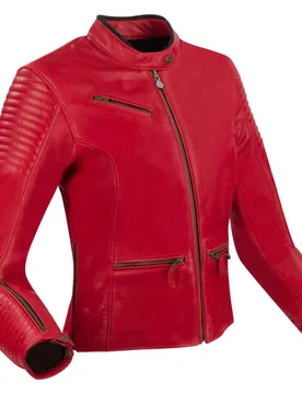Giubbotto Moto Donna LADY CURVE Rosso taglia 42 - Segura - FashionsVida