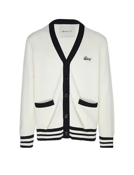 Gant Cárdigan crema L - Gant - FashionsVida