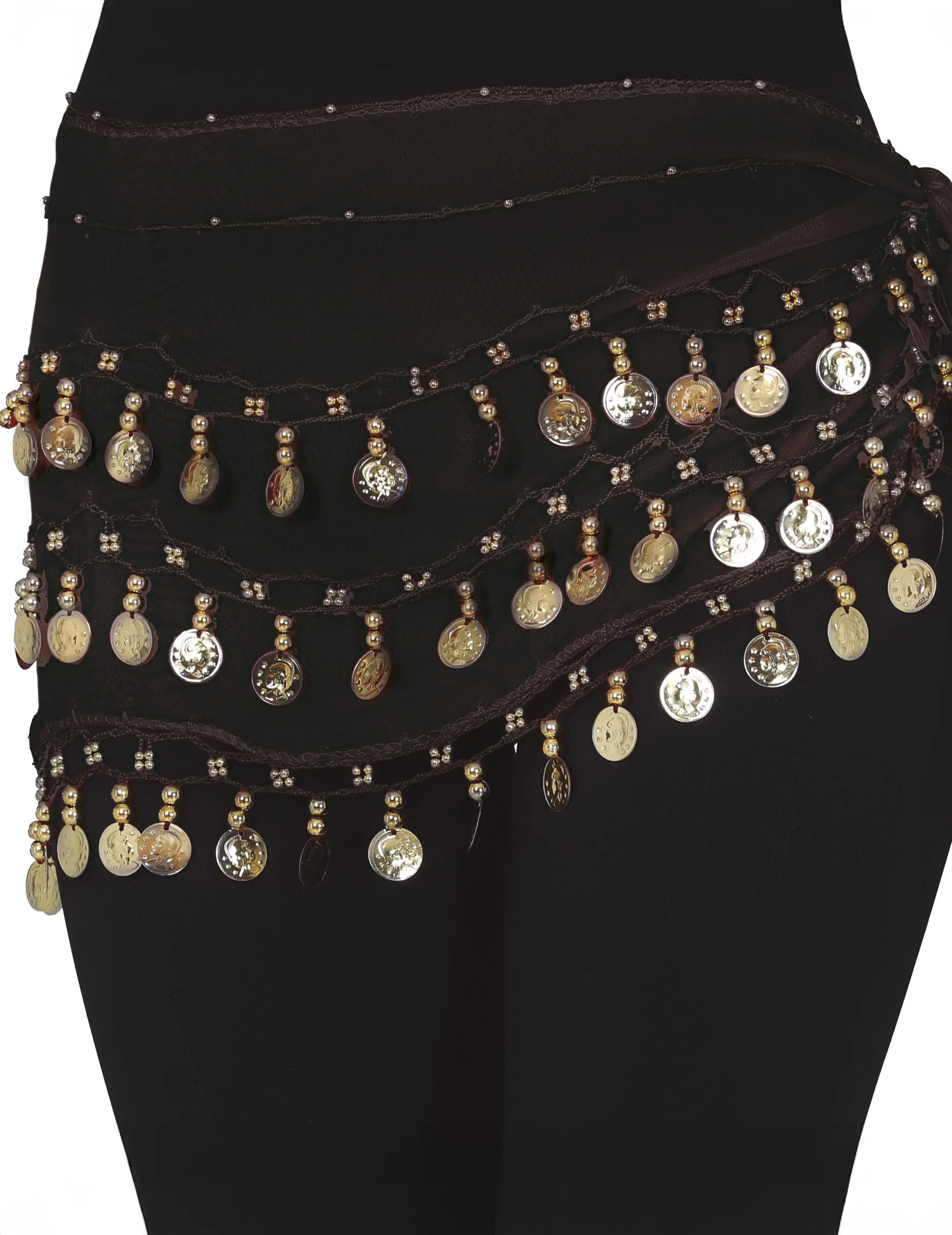 Schwarzer Orientalischer Gürtel mit Münzen - FIESTAS GUIRCA, S.L. - FashionsVida
