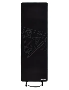 Tapis Neoprene Fitness Print Black 180 x 60 cm - Avento - FashionsVida
