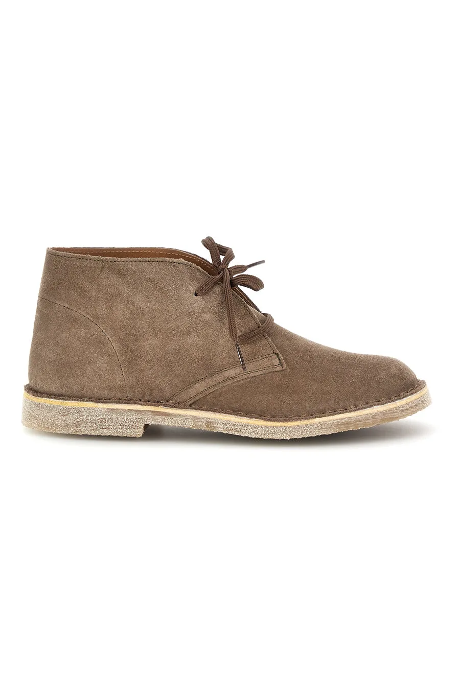 Polacchini tortora in pelle stringati 2902 42 - PTR - FashionsVida