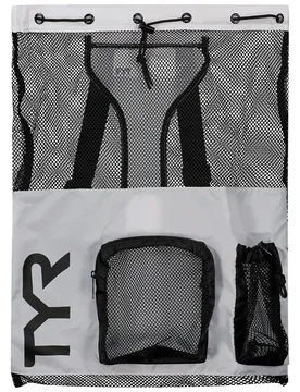 Alliance Big Mesh Mummy 40l Backpack White One Size unisex - TYR - FashionsVida