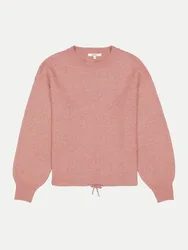 Pullover mit Kordelzug Rosa L