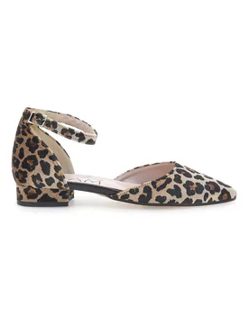 Ballerine Leopardate con Cinturino alla Caviglia 2885 37 - PITTARELLO GLAM - FashionsVida