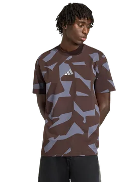 Amg Camo Short Sleeve T-shirt Herren T-Shirts - Braun - Größe M - Baumwoll-Jersey Brown M - Adidas - FashionsVida