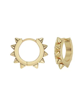 Pendientes PEAK HOOPS ICON Large Gold oro - Edblad - FashionsVida