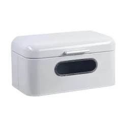 Brotbox Metall weiß KESPER