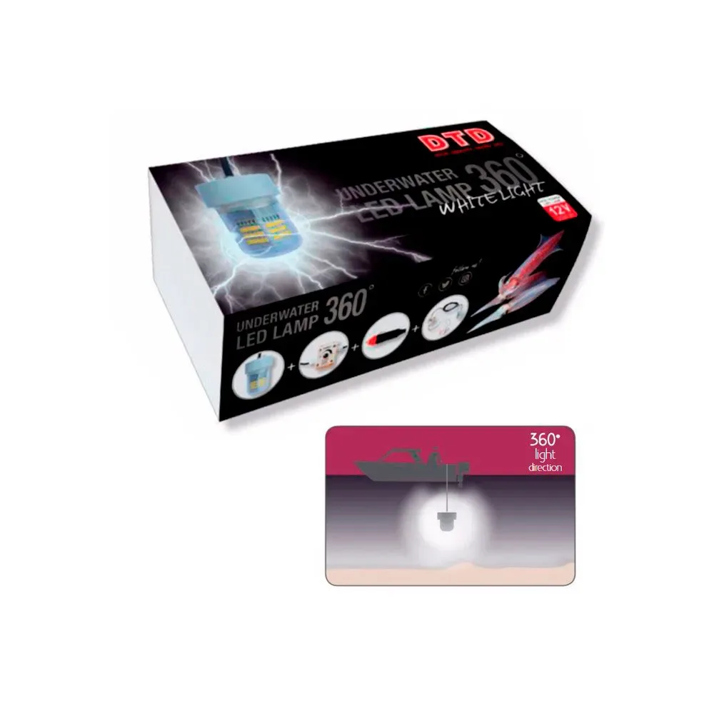 Underwater Led Lamp 360 White One Size unisex - DTD - FashionsVida