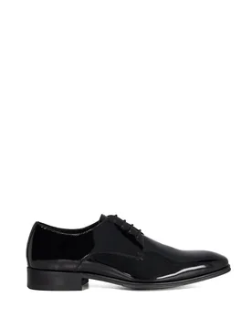 Patent Leather Derby Shoes Black male - Dune london - FashionsVida