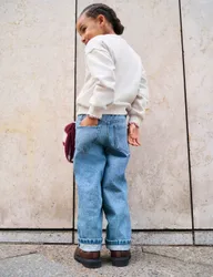 Denim Barrel Jeans (2-8 Yrs) Light Denim female