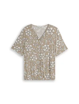 Blouse v-neck shape female - 48 - FashionsVida
