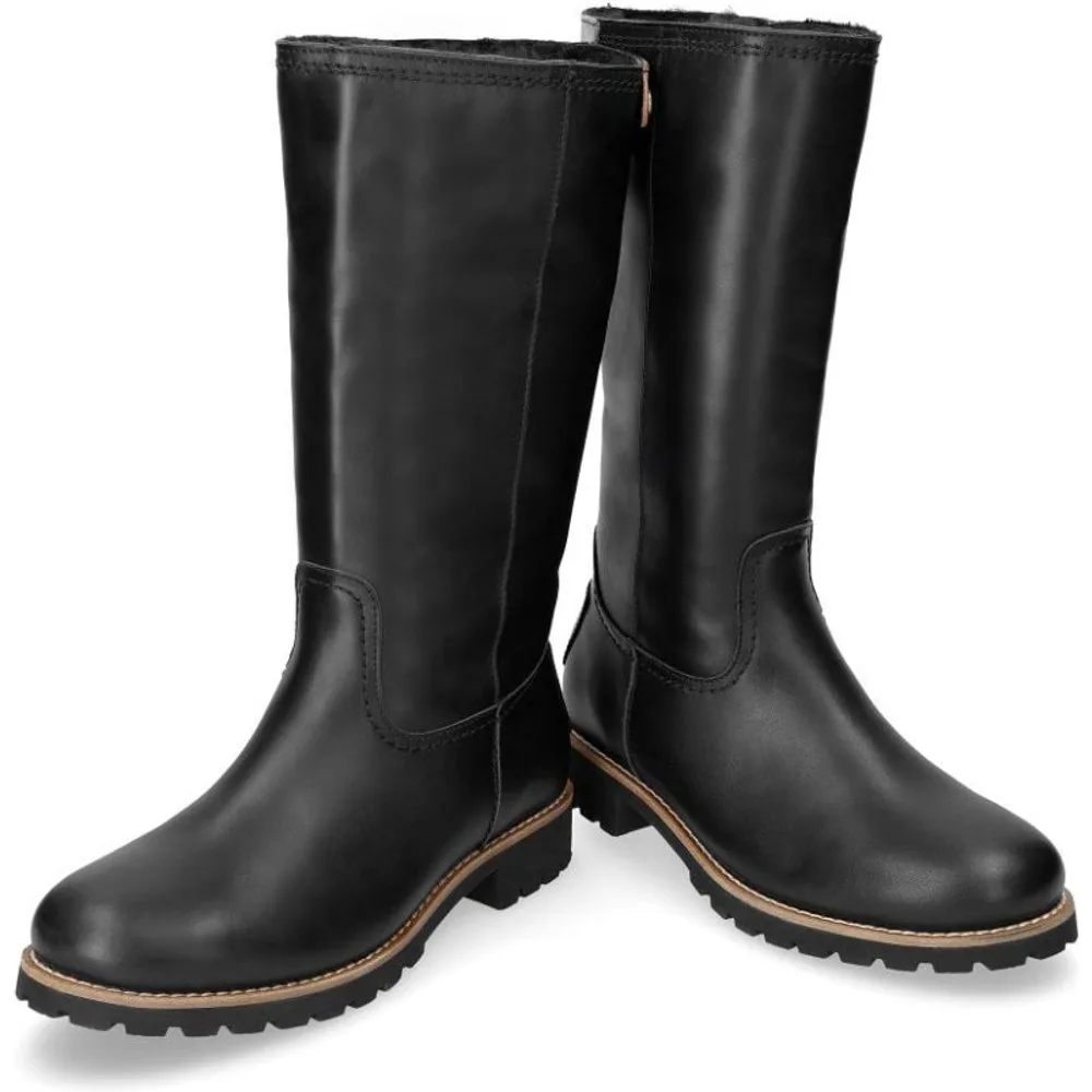 Botas en piel con forro de pelo natural - Panama Jack - FashionsVida