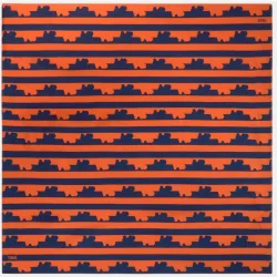 Pañuelo Bear Stripes de seda