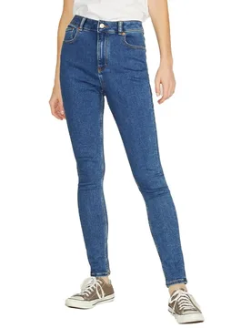 Jeans A Vita Alta Vienna Skinny Ms1003 Medium Blue Denim XL - Jjxx - FashionsVida