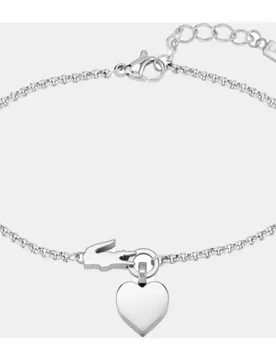 Pulsera Love My Croc de acero - Lacoste - FashionsVida