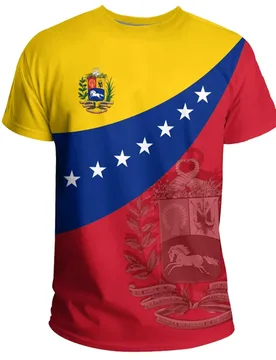 D Print Venezuela Flag T-Shirt For Men Summer Round Neck Short Sleeve Tees Gym Sports Oversized T Shirts Tops Male Clothes - Aliexpress - FashionsVida