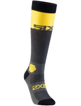 Calza Lunga Moto LONG RACING V2 Grigio Scuro Giallo taglia 44-47 - Sixs - FashionsVida