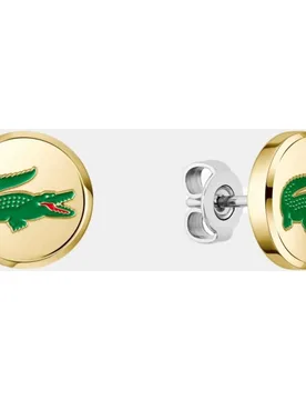 Pendientes Arthor de hombre de acero - Lacoste - FashionsVida