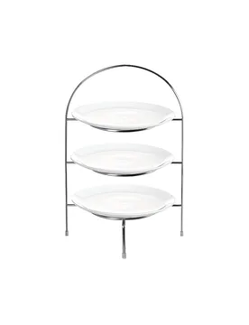 Etagere a 3 piani per piatti da portata 49 cm argento - ASA Selection - FashionsVida