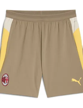 Short Entraînement Ac Milan 25/26 Velvet Moss / Sunny Yellow XL - Puma - FashionsVida