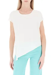 Blusa girocollo BIANCO XL