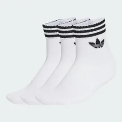 Calzini 3-Stripes (3 paia) 46-48 White / White / White