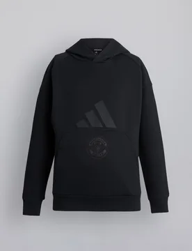 Manchester United x Kids Future Icons Hoodie Black 11-12Y - Adidas - FashionsVida