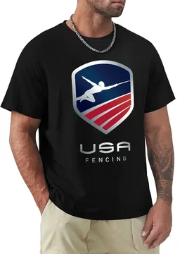 Usa Fencing T-Shirt Lightweight Print T-Shirt - Aliexpress - FashionsVida