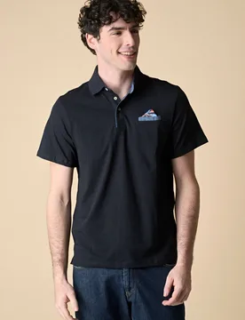 V2 polo con pochette uomo blu - V2 - FashionsVida