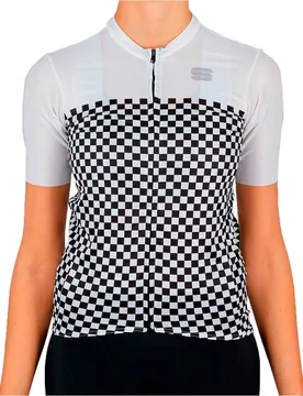 Checkmate maillot manga corta mujer Blanco (L) - Sportful - FashionsVida