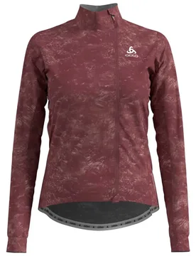 Giacca Zeroweight Ceramiwarm Roan Rouge / Aop - Odlo - FashionsVida