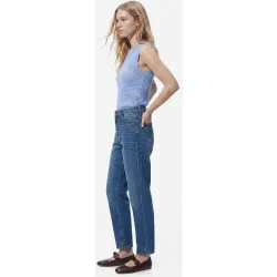 Vaquero denim mom fit de mujer de tiro alto