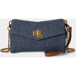 Cartera de mujer mediana cruzada denim