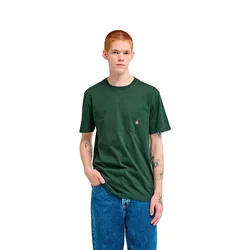 Maglietta A Maniche Corte Icon Label Pocket Deep Forest XS