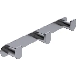 Percha de baño triple Practic