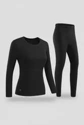 Women's Heated Thermal Underwear Set - - Size: M