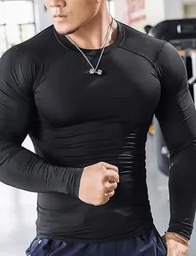 Casual Long Sleeved T-shirt Men's Sports Top - Aliexpress - FashionsVida