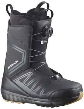 Boots de snowboard - Faction BOA Black - Taille 46,5 - Noir - Salomon Snowboard - FashionsVida