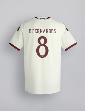 Manchester United 26/27 Third Authentic Jersey with Fernandes 8 UCL Printing & Badge M - Adidas - FashionsVida