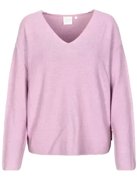 Oversized V-Neck Pullover female - XXL - FashionsVida