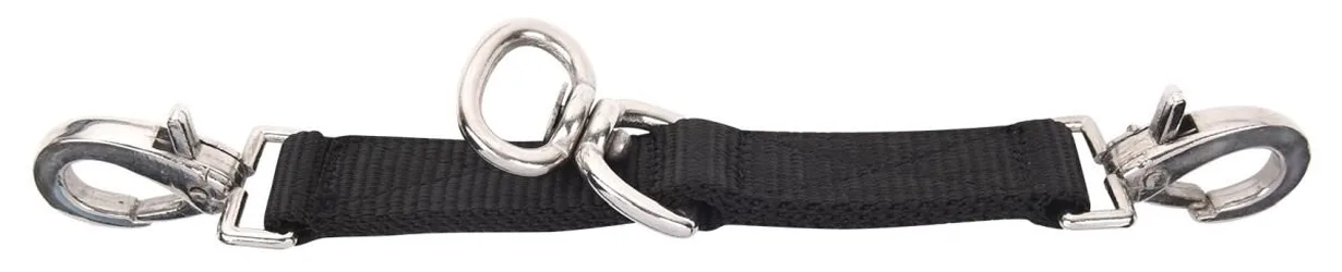 Longierbrille mit Wirbel schwarz