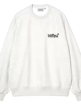 Felpa wiptopia sweat - ash heather - CARHARTT WIP - FashionsVida